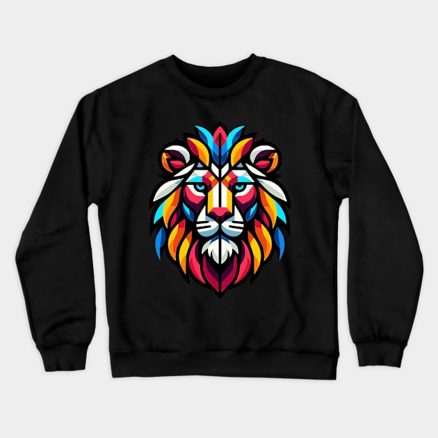 Leo The Lion Crewneck Sweatshirt by Mujji